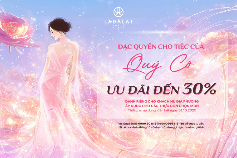 MÓN QUÀ ĐẶC BIỆT DÀNH RIÊNG CHO TIỆC CỦA QUÝ CÔ