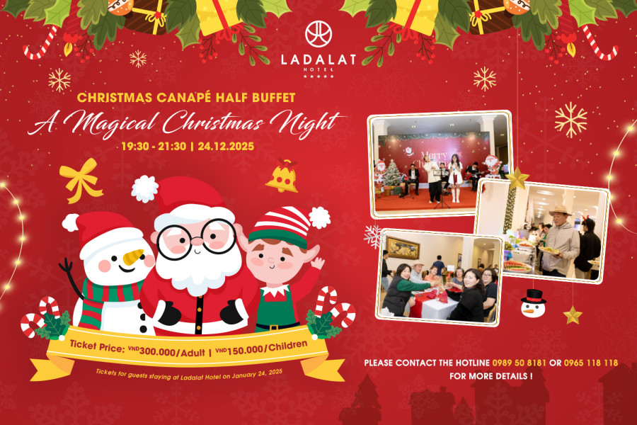 CELEBRATE A MAGICAL CHRISTMAS NIGHT AT LADALAT HOTEL
