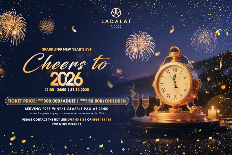 CHEERS TO 2026 WITH A SPARKLING NEW YEAR’S EVE AT LADALAT HOTEL