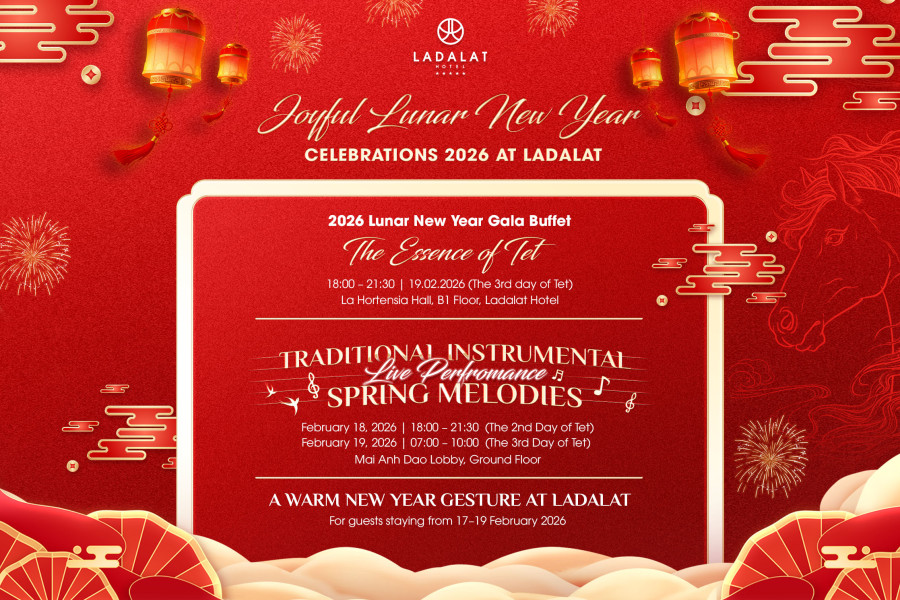 JOYFUL LUNAR NEW YEAR CELEBRATIONS 2026 AT LADALAT HOTEL