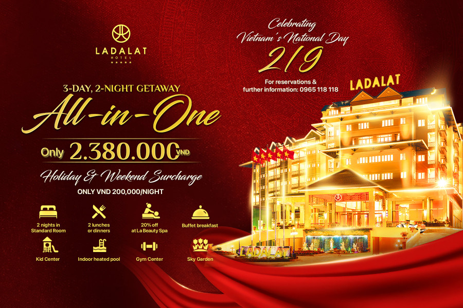 HOLIDAY & WEEKEND SURCHARGE ONLY VND 200,000/NIGHT